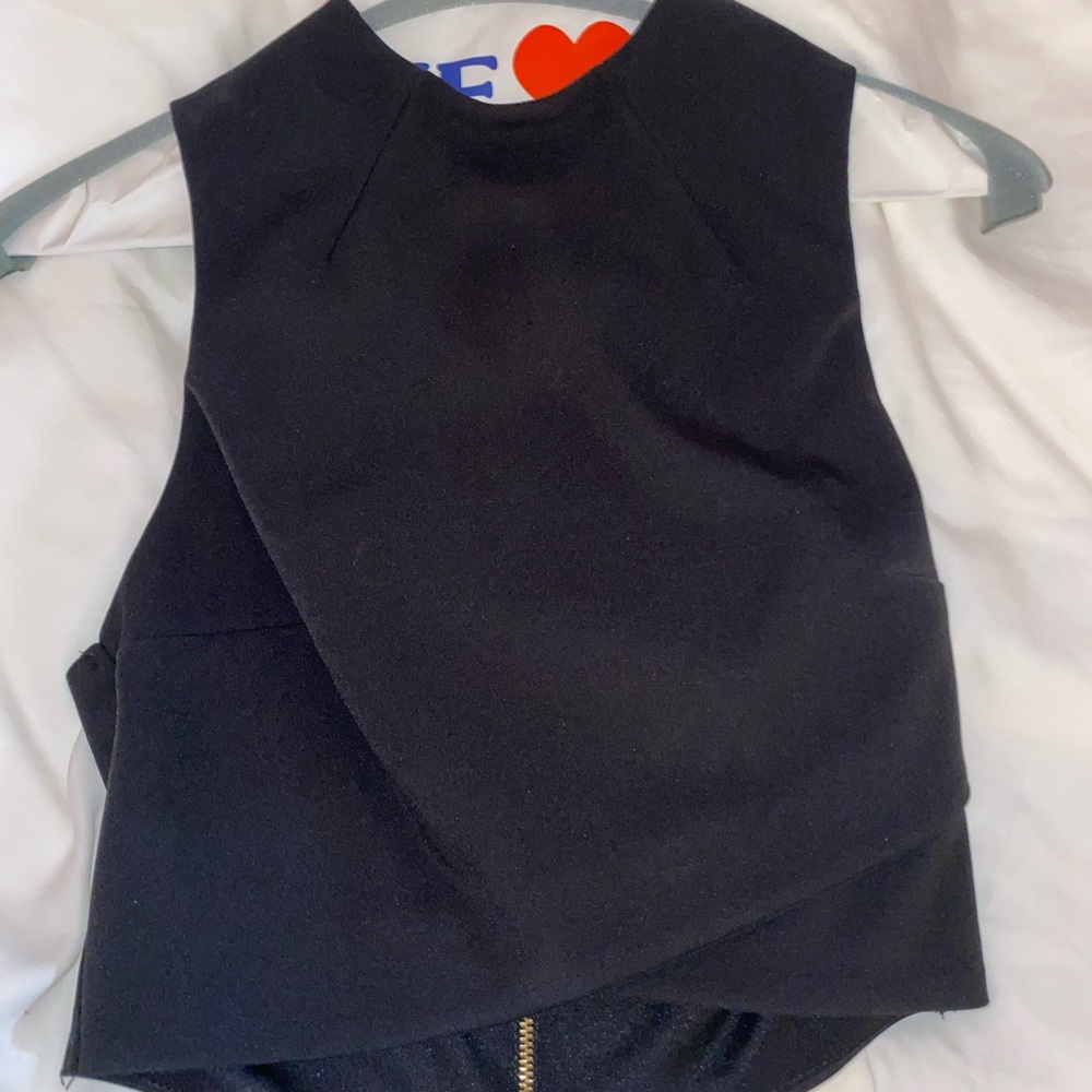 Elegant Black Sleeveless Top